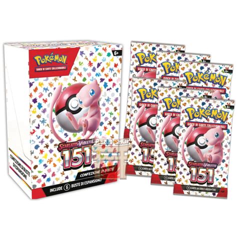 Pokémon GCC Scarlatto e Violetto 151 Bundle 6 Buste IT DreamShop