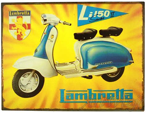 Skuter Lambretta Metalowy Szyld Niska Cena Na Allegro Pl