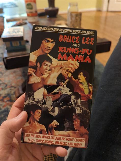 Bruce Lee And Kung Fu Mania VHS Martial Arts Action Compilation