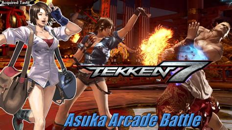 Tekken 7 Steam PC Asuka Kazama Arcade Battle Playthrough YouTube