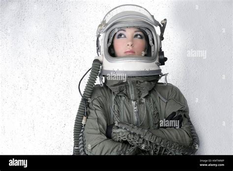 Portrait Of Woman Astronaut High Resolution Stock Photography And