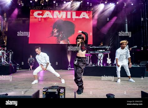 Camila Cabello Performs On Stage At The Billboard Hot Music Festival In Jones Beach New