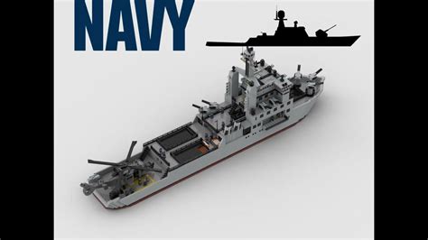 Us Navy Destroyer Lego Moc Speed Build 레고 レゴ Youtube