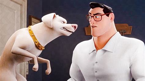 Dc League Of Super Pets Krypto Is Mad At Superman Scene 2022 Movie