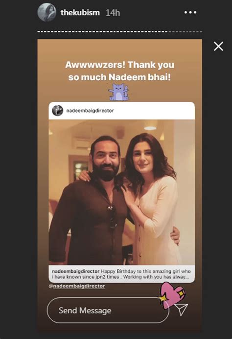 Kubra Khan Celebrates 27th Birthday Receives Sweet Wishes From Humayun