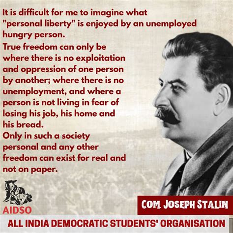 Stalin Quotes Fear