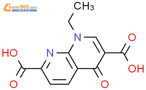 1088 16 0 7 羧基萘啶酸化学式结构式分子式molsmiles 960化工网