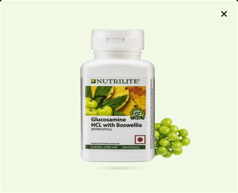 Amway Nutrilite Glucosamine Hcl With Boswellia 120N Capsules