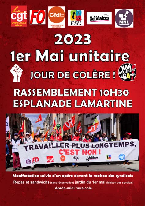 Er Mai Unitaire Union Locale Cgt Du M Connais