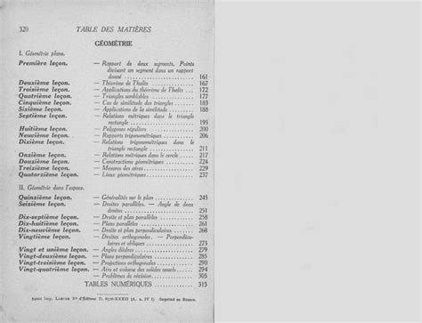 Manuels anciens Lebossé Hémery Algèbre Arithmétique et Géométrie