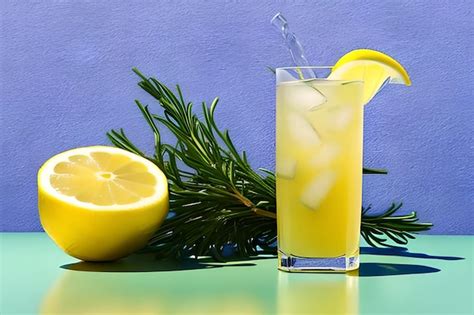 Premium AI Image | Summer Refreshing Lemonade Drink