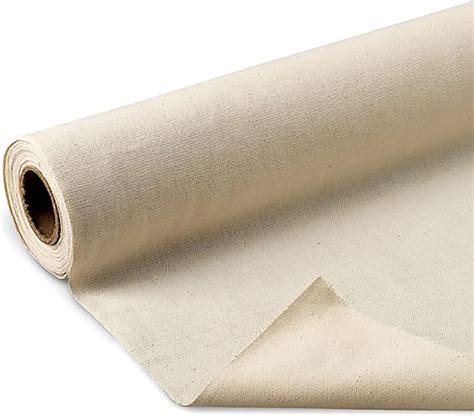 LA Linen Cotton Duck Canvas Cloth 10oz Natural Color 60 Wide Sold