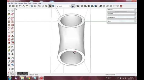 Sketchup Pvc Y Pipe Fitting Youtube