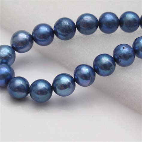 Royal Blue Pearls Etsy