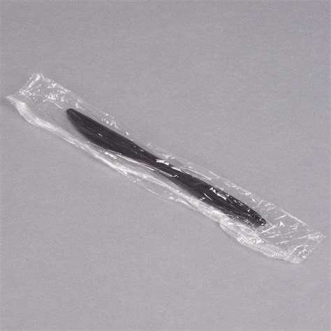 Choice Individually Wrapped Medium Weight Black Plastic Knife Case