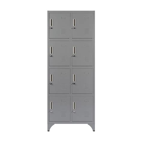 Locker Metálico Mk2 04 8 Puerta Portacandado Maletek Promart