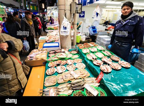 Indoor Omicho Ichiba Omicho Market Largest Fresh Food Market In