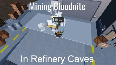 Mining Cloudnite In Refinery Caves Youtube