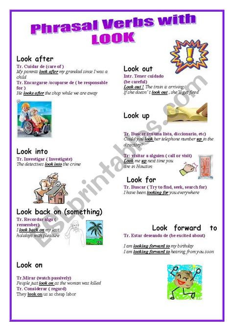 Phrasal Verbs Matching Exercise ESL Worksheet By 57 OFF