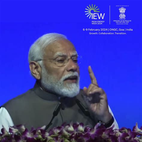 Prime Minister Narendra Modi Inaugurates India Energy Week With A