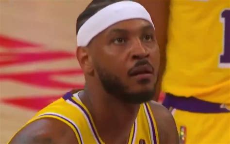 Carmelo Anthony Explains What Led To Funny In Game Gaffe