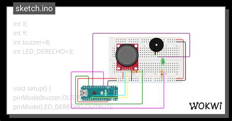 Joystick Buzzer Wokwi Esp Stm Arduino Simulator