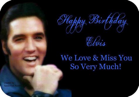 Elvis Birthday Quotes Quotesgram