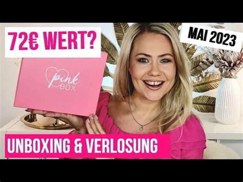 WOW Pink Box Mai 2023 Unboxing Verlosung YouTube