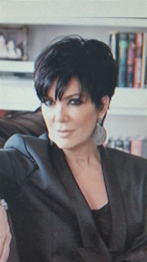 Haircut For Thick Hair Pixie Haircut Chris Jenner Haircut Kris Jenner Hair Caitlyn Jenner