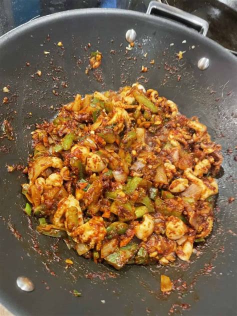 Korean Food Photo My First Nakji Bokkeum Spicy Stir Fried Octopus On