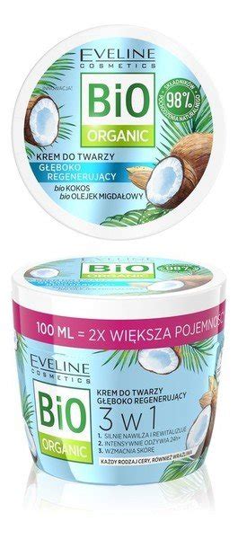 Eveline Cosmetics Bio Organic Krem Do Twarzy G Boko Regeneruj Cy W