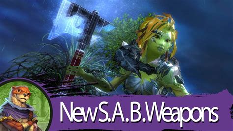 Guild Wars 2 New Super Adventure Box Weapon Skins Preview Youtube