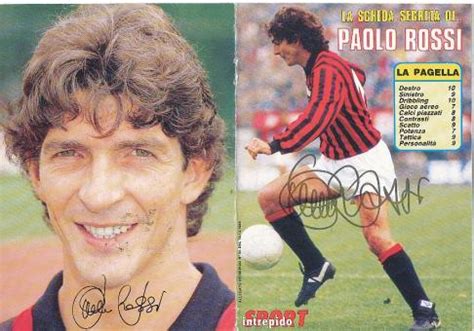 Kelocks Autogramme Paolo Rossi Italien Weltmeister Wm