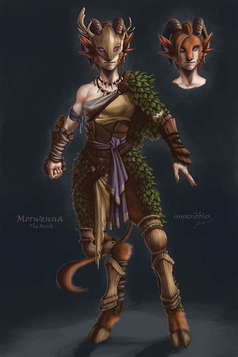 ArtStation Morwenna The Faun Monk Ismea Westerveld Faun Faun