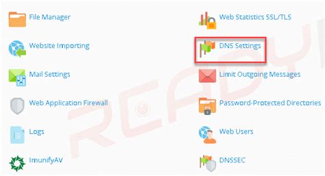 Dns Records Plesk Onyx Readyidc Service