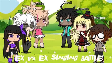 Ex Vs Ex Singing Battle Gacha Life Youtube