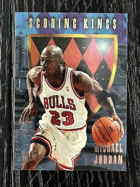 1995 ULTRA SCORING KINGS 4 MICHAEL JORDAN BULLS HOF GOAT RARE INSERT