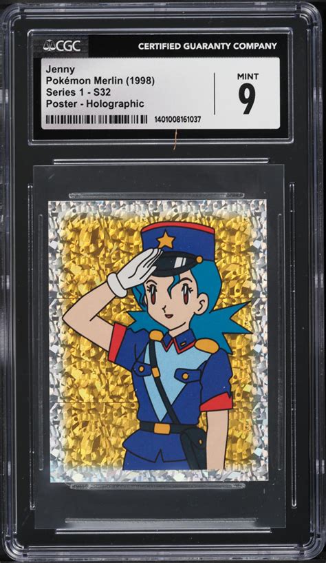 Pokemon Merlin Sticker Prism Jenny S Cgc Mint Weekly Sunday