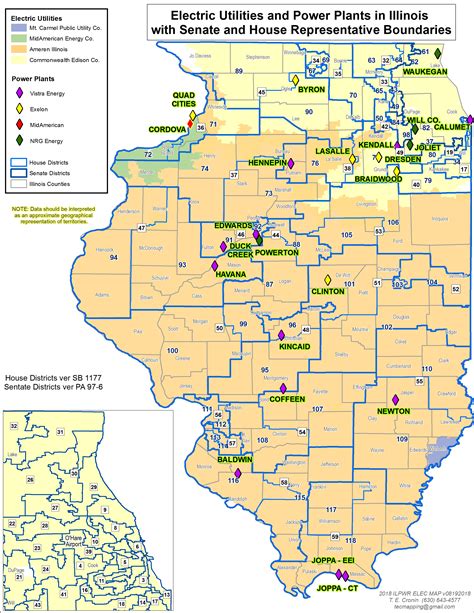 Electric Utilities in Illinois Map - Illinois Energy Association