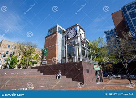 Campus View of Portland State University during Spring Season Editorial ...