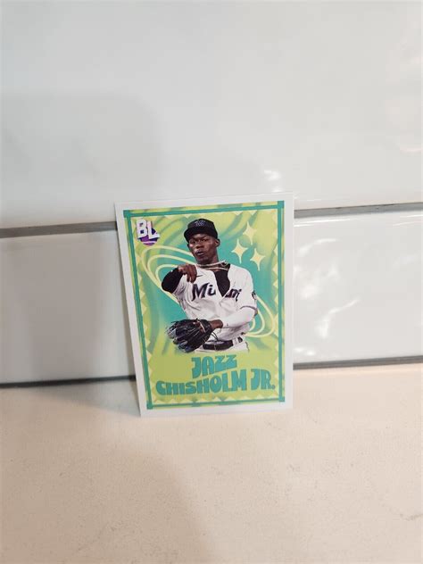 Topps Big League Insert Jazz Chisholm Jr Miami Marlins Bl Ebay