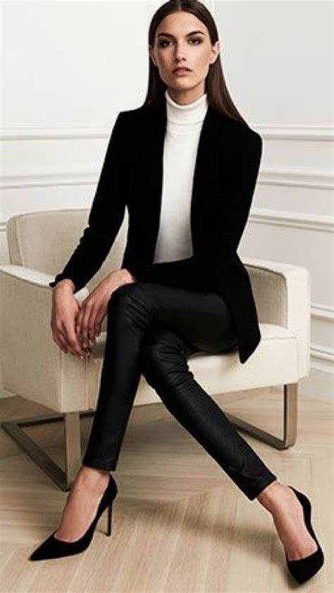 Elegant Work Outfits, Winter Outfits For Work, Work Casual, Winter Work ...