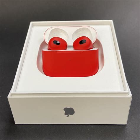 Airpods 3 Red Matte Original Apple Airpods Painted - Etsy