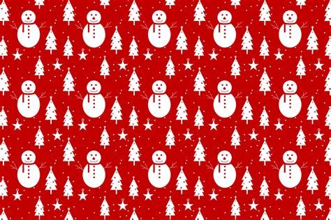 Christmas Seamless Pattern Vector Design Graphic By Iftidigital