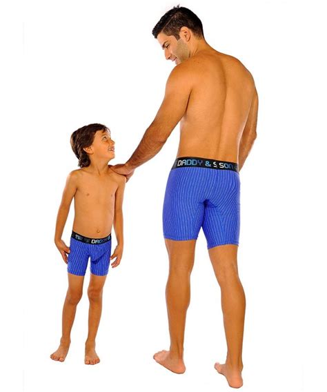 Daddy And Son Boxer Briefs Matching Stretch Underwear Set Father Dad Son