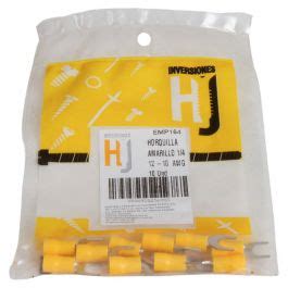 Terminal Horquilla Amarillo Awg Ferreter A Epa