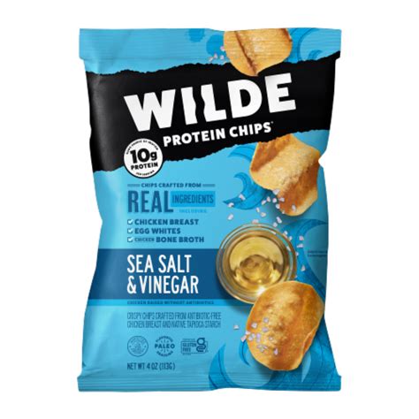 Wilde Protein Chips® Sea Salt And Vinegar Chips 4 Oz Smiths Food And Drug