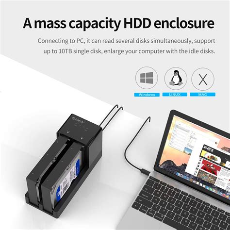 Buy ORICO USB 3 0 To SATA Dual Bay External Hard Drive Docking Station