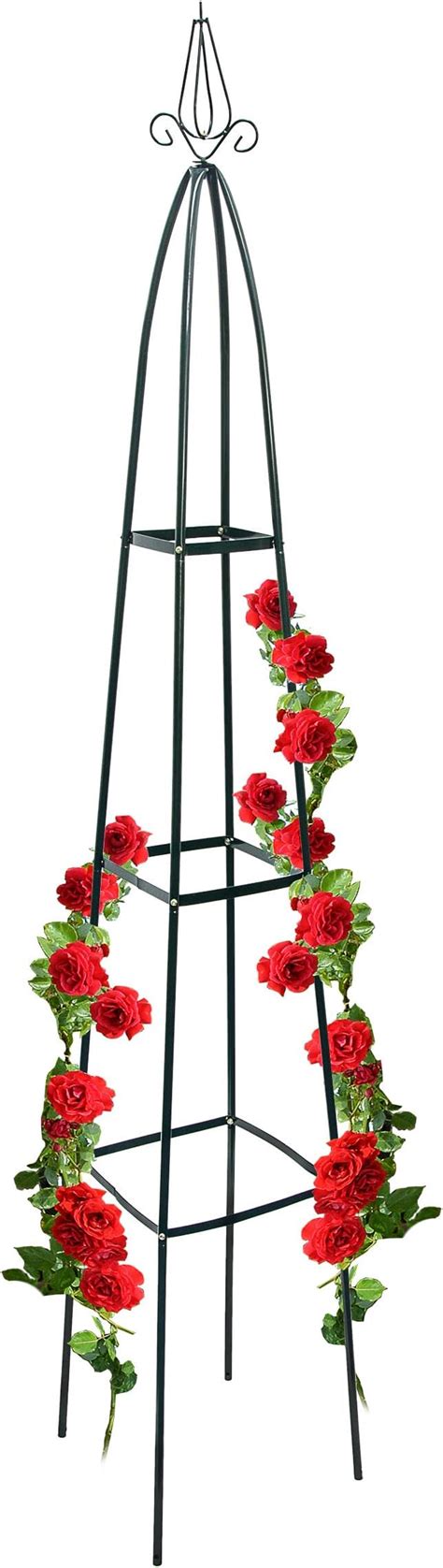 Obelisks For Climbing Plants Garden Obelisk Garden Trellis Climbing