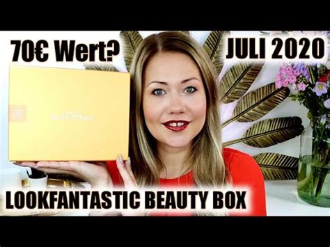 Wert Lookfantastic Beauty Box Juli Youtube